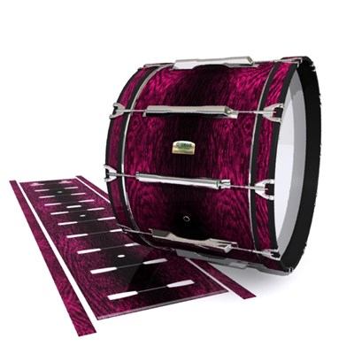 Yamaha 8200 Field Corps Bass Drum Slip - Festive Pink Rosewood (Pink)