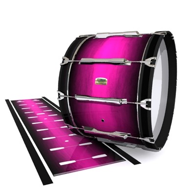 Yamaha 8200 Field Corps Bass Drum Slip - Hot Pink Stain Fade (Pink)