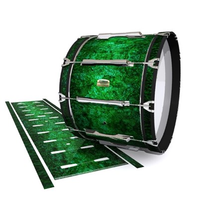 Yamaha 8200 Field Corps Bass Drum Slip - Hulk Green (Green)