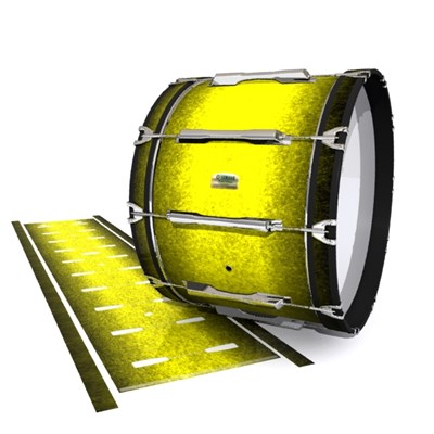 Yamaha 8200 Field Corps Bass Drum Slip - Lemon Gold (Yellow)