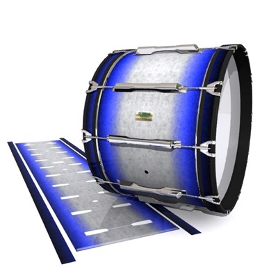 Yamaha 8200 Field Corps Bass Drum Slip - Meteorite Fade (Blue)