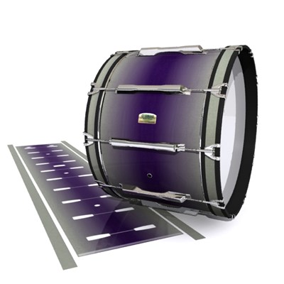 Yamaha 8200 Field Corps Bass Drum Slip - Purple Grain Mist (Purple)