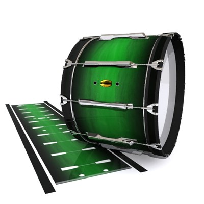 Yamaha 8300 Field Corps Bass Drum Slip - Asparagus Stain Fade (Green)