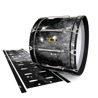 Yamaha 8300 Field Corps Bass Drum Slip - BW Galaxy (Themed)