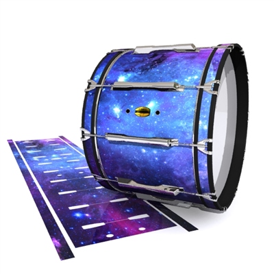 Yamaha 8300 Field Corps Bass Drum Slip - Colorful Galaxy (Themed)