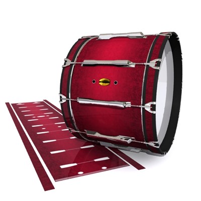 Yamaha 8300 Field Corps Bass Drum Slip - Crimson Depth (Red)