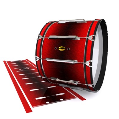 Yamaha 8300 Field Corps Bass Drum Slip - Firestorm (Red)