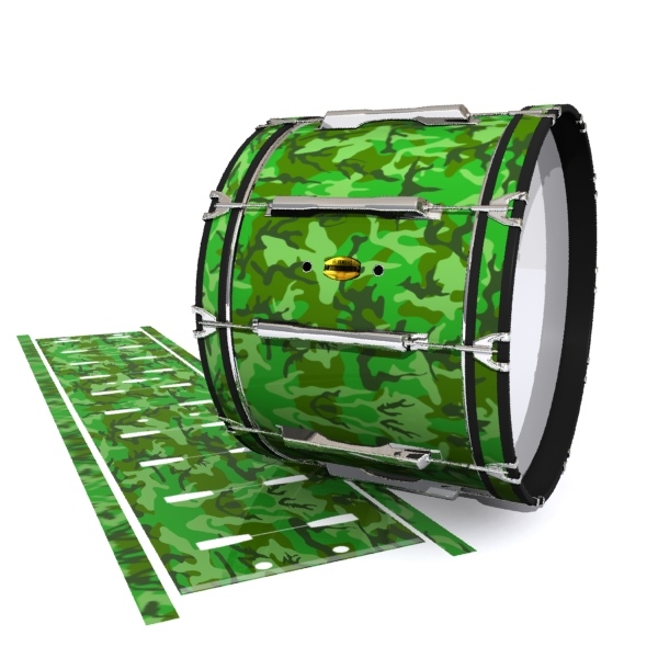 Yamaha 8300 Field Corps Bass Drum Slip - Forest Traditional Camouflage (Green)