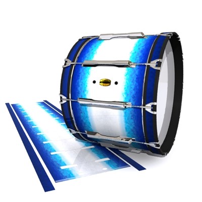 Yamaha 8300 Field Corps Bass Drum Slip - Glacier Blue (Blue)