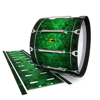 Yamaha 8300 Field Corps Bass Drum Slip - Hulk Green (Green)