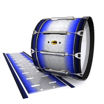 Yamaha 8300 Field Corps Bass Drum Slip - Meteorite Fade (Blue)