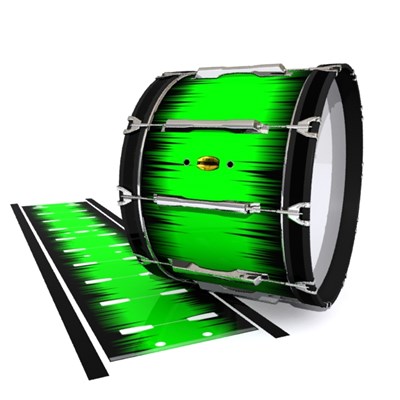 Yamaha 8300 Field Corps Bass Drum Slip - Nightbreak (Green)