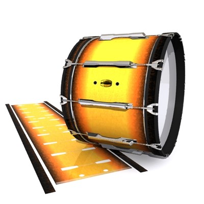 Yamaha 8300 Field Corps Bass Drum Slip - Sahara Sun (Orange)