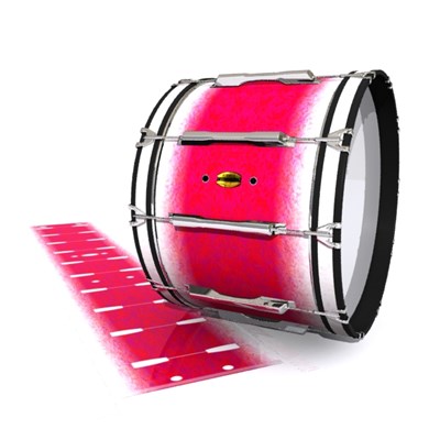 Yamaha 8300 Field Corps Bass Drum Slip - Snow Blaze (Pink)