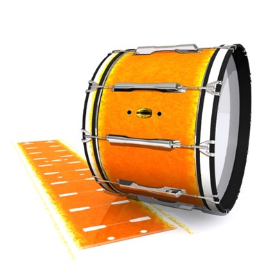 Yamaha 8300 Field Corps Bass Drum Slip - Sunkiss (Orange)