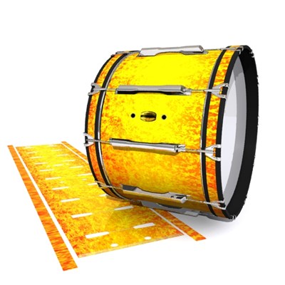 Yamaha 8300 Field Corps Bass Drum Slip - Sunleaf (Orange) (Yellow)