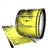 Yamaha 8300 Field Corps Bass Drum Slip - Yellow Light Rays (Themed)