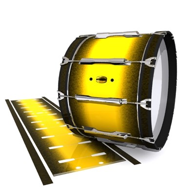 Yamaha 8300 Field Corps Bass Drum Slip - Yellow Sting (Yellow)