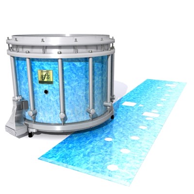 Yamaha 9200 Field Corps Snare Drum Slip - Blue Ice (Blue)