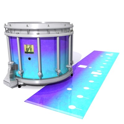 Yamaha 9200 Field Corps Snare Drum Slip - Dejavu (Blue)