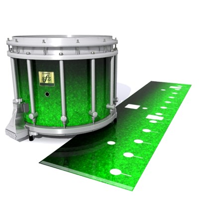 Yamaha 9200 Field Corps Snare Drum Slip - Emerald Fade (Green)