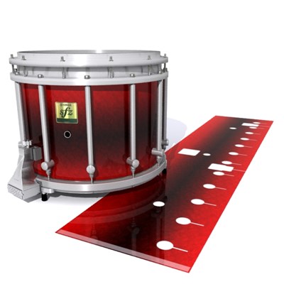 Yamaha 9200 Field Corps Snare Drum Slip - Firestorm (Red)