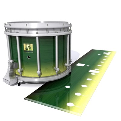 Yamaha 9200 Field Corps Snare Drum Slip - Floridian Maple (Green) (Yellow)