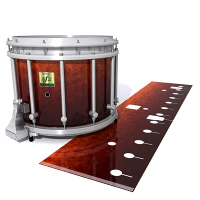 Yamaha 9200 Field Corps Snare Drum Slip - Hot Lava (Orange)