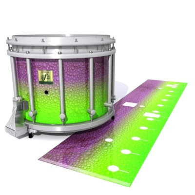 Yamaha 9200 Field Corps Snare Drum Slip - Joker Drop Fade (Purple) (Green)