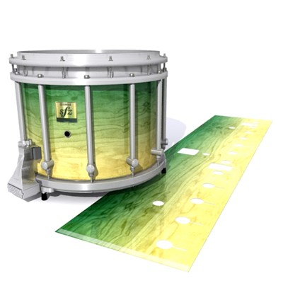Yamaha 9200 Field Corps Snare Drum Slip - Jungle Stain Fade (Green)