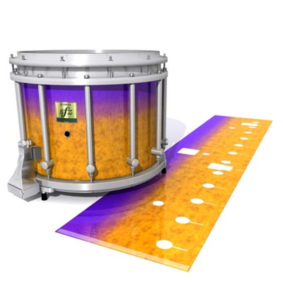 Yamaha 9200 Field Corps Snare Drum Slip - Purple Canyon Rain (Orange) (Purple)