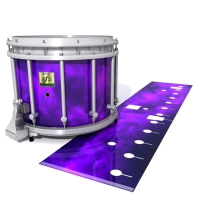 Yamaha 9200 Field Corps Snare Drum Slip - Purple Smokey Clouds (Themed)