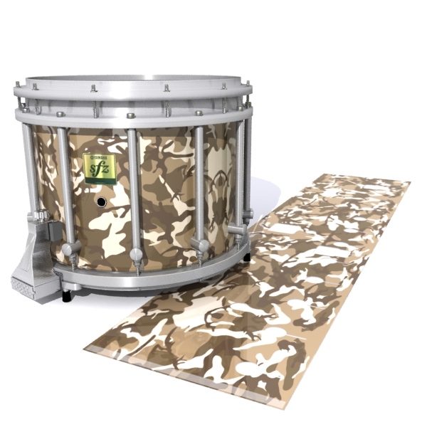 Yamaha 9200 Field Corps Snare Drum Slip - Quicksand Traditional Camouflage (Neutral)