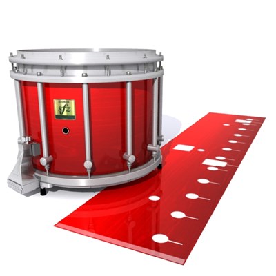 Yamaha 9200 Field Corps Snare Drum Slip - Red Stain (Red)