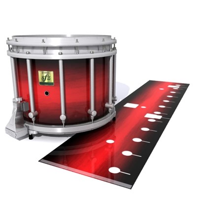 Yamaha 9200 Field Corps Snare Drum Slip - Rose Stain Fade (Red)