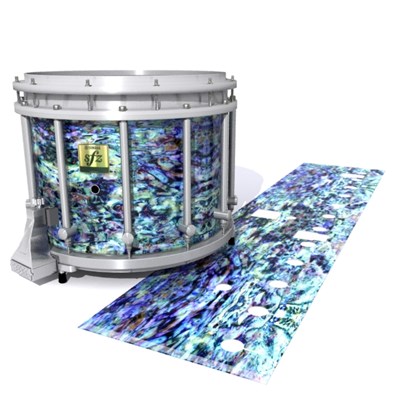 Yamaha 9200 Field Corps Snare Drum Slip - Seabed Abalone (Blue) (Aqua)