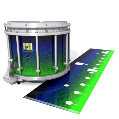 Yamaha 9200 Field Corps Snare Drum Slip - Summer Night (Blue) (Green)