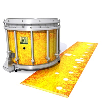 Yamaha 9200 Field Corps Snare Drum Slip - Sunleaf (Orange) (Yellow)