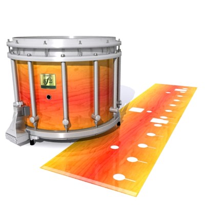 Yamaha 9200 Field Corps Snare Drum Slip - Sunshine Stain (Orange) (Yellow)