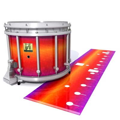 Yamaha 9200 Field Corps Snare Drum Slip - Supernova (Red) (Purple)