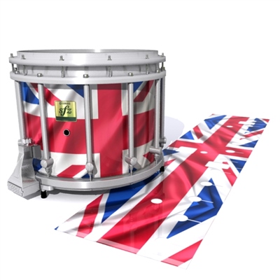 Yamaha 9200 Field Corps Snare Drum Slip - Union Jack (Themed)