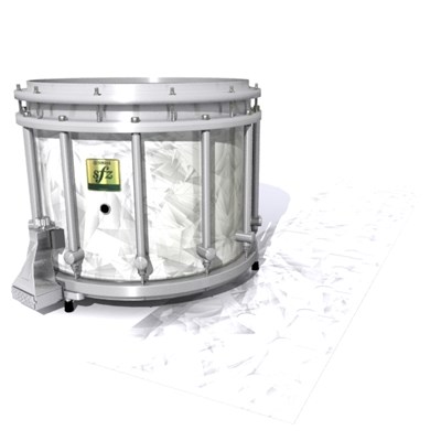 Yamaha 9200 Field Corps Snare Drum Slip - White Cosmic Glass (Neutral)