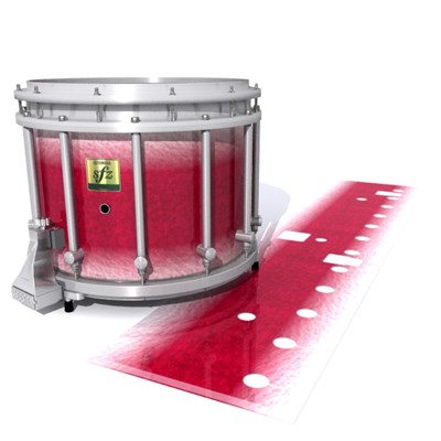 Yamaha 9200 Field Corps Snare Drum Slip - Wicked White Ruby (Red) (Pink)