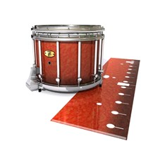 Yamaha 9300/9400 Field Corps Snare Drum Slip - Autumn Fade (Orange)