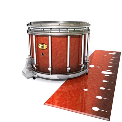 Yamaha 9300/9400 Field Corps Snare Drum Slip - Autumn Fade (Orange)