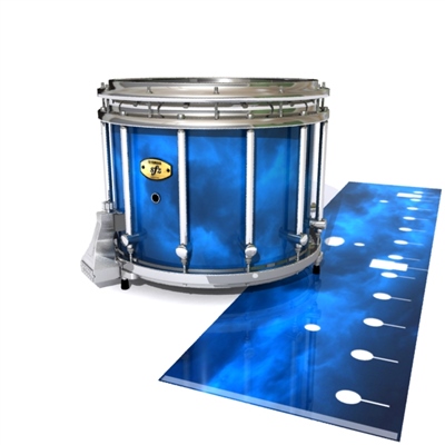 Yamaha 9300/9400 Field Corps Snare Drum Slip - Blue Smokey Clouds (Themed)