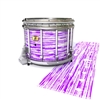 Yamaha 9300/9400 Field Corps Snare Drum Slip - Chaos Brush Strokes Purple and White (Purple)