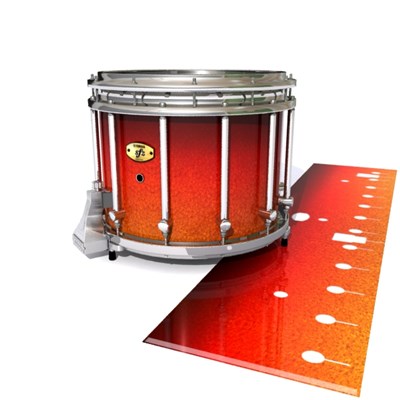 Yamaha 9300/9400 Field Corps Snare Drum Slip - Coral Sunset (Orange)