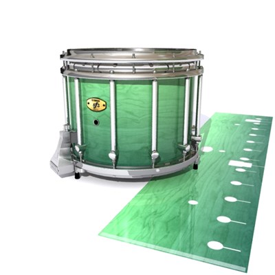 Yamaha 9300/9400 Field Corps Snare Drum Slip - Elusive Green Fade (Green)