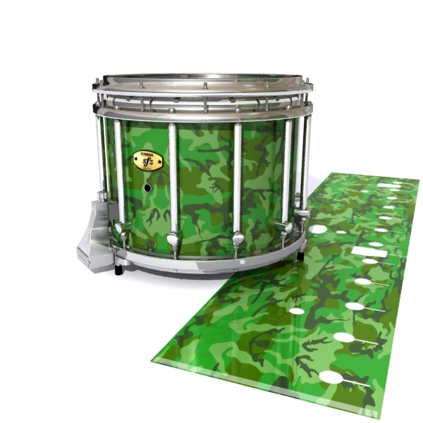 Yamaha 9300/9400 Field Corps Snare Drum Slip - Forest Traditional Camouflage (Green)